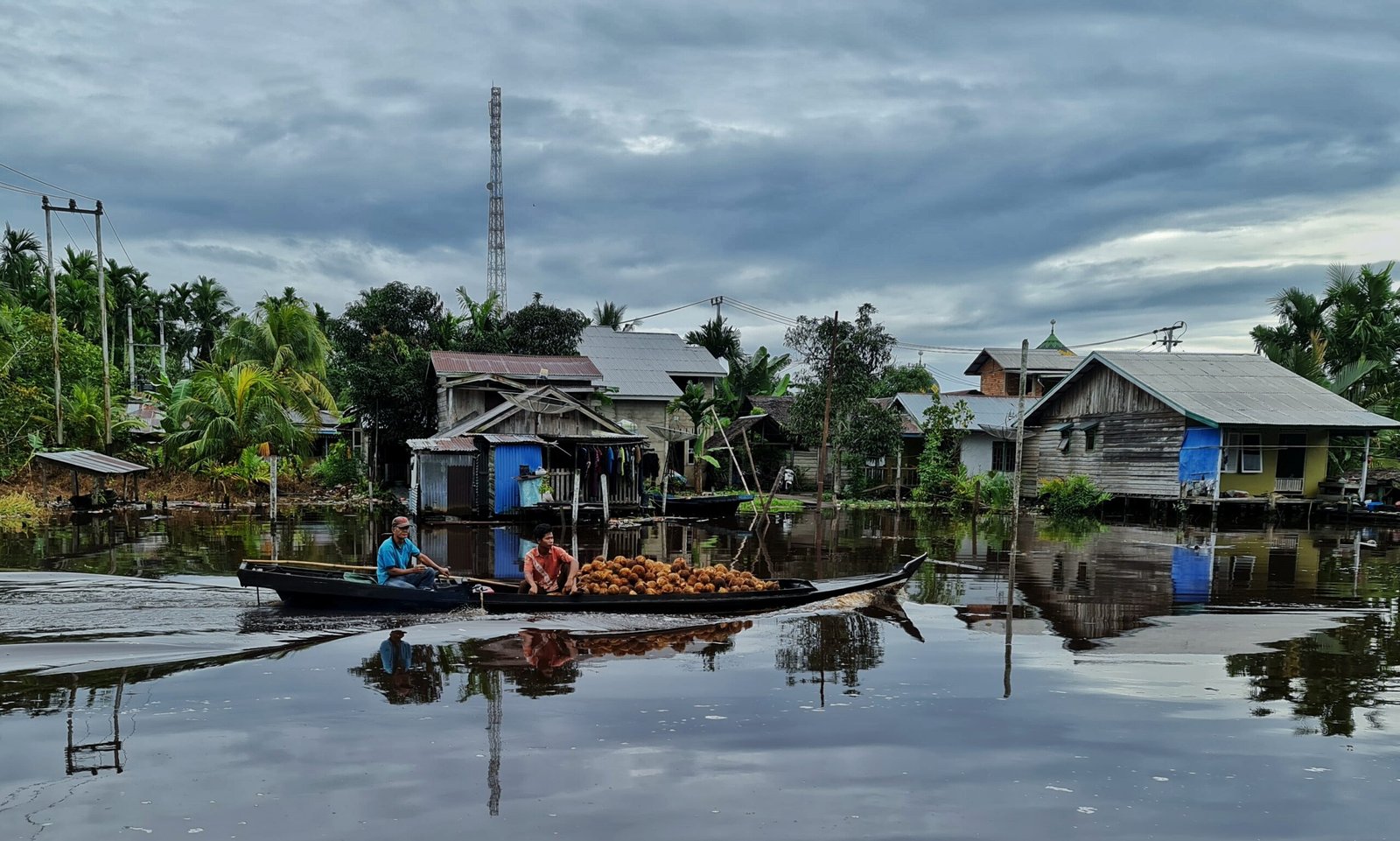 Pengangkutan hasil perkebunan